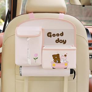 <b>Car</b> Organizer Back <b>Seat</b>, Waterproof Pu Leather <b>Car</b> <b>Seat</b> <b>Storage</b> Bag Foldable Universal Hanging <b>Car</b> <b>Seat</b> Back Organizer <b>for</b> Kids - Product Image 3