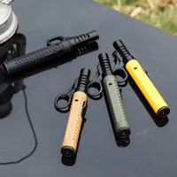 Briquet portable, accessoire de camping, pistolet d'allumage, accessoire de cuisinière, torche de barbecue, rechargeable, coupe-vent, matériau ABS