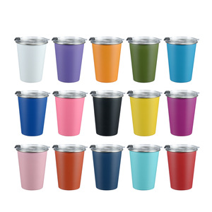Stainless Steel Tumbler 304 Portable Travel Cup With Lid For Coffee Beer Outdoor Use Gift For Men Women Students - Product Image 4
