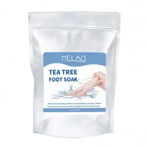 畅销产品最佳浸泡茶树油盐足浴对抗真菌