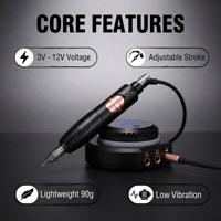 Machine PMU à Trajectoire Réglable Naturelle 2.3mm 2.7mm |   Appareil professionnel pour la formation en maquillage permanent des sourcils, des lèvres et des tatouages