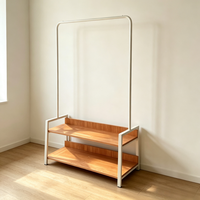 Cintre pliable pour magasin de vêtements – Pantalons et cravates – Portable, gain de place, écologique, design moderne