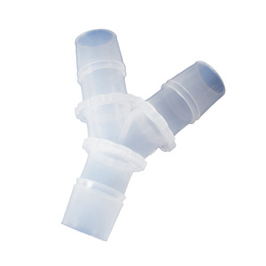 Conector en T tipo Y de plástico, adaptador de acoplamiento rápido para tuberías y mangueras de diámetro igual - Product Image 1
