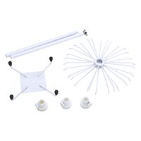 Support de présentation rotatif pour bijoux AURORA en métal, 70 cm de haut, amovible, à trois niveaux, design personnalisable, 100 % garanti