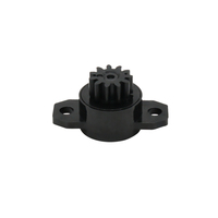 Charnière de porte de lave-linge à chargement frontal à fermeture douce, en plastique noir, accessoire d'appareil électroménager, amortisseur, engrenage, équipement de buanderie, axe de fermeture silencieuse
