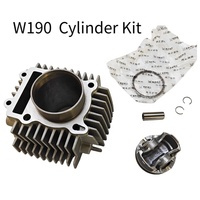 Kit de Pistón de Alto Rendimiento CQJB para Motor Zongshen W190 ZS190, Pistón de 62 mm de Diámetro, Repuestos para Motocicleta Todoterreno