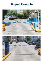 Otomatik Park Bariyeri Park Kontrol Paneli Bariyer Kanadı Güvenlik Ekipmanları için Otomatik Kapı Plaka Tanıma Sistemi