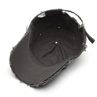 Gorra de Béisbol Unisex de Algodón Vintage Lavado y Desgastado, con Logotipo Personalizado Bordado, 6 Paneles, Lisa, para Hombre y Mujer