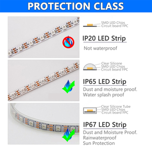 Tira de luces LED de 12V CC, 60LEDs/M, 5M/carrete, 5050 LED, IP30 IP65 IP67, clasificación de protección IP68, CE RoHs, RGB, 2835 300 - Product Image 4