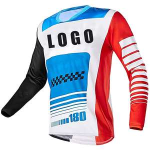 Desain Jersey Motocross Kustom Anda Sendiri dengan Logo Kustom Ukuran Besar Pengiriman Tercepat - Product Image 6