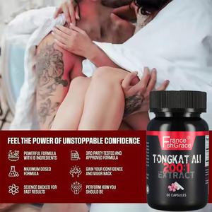 Cápsulas de Tongkat Ali para Hombres, 1,250 mg por Porción, Extracto de Eurycoma Longifolia 200:1, Apoya la Salud y Energía Masculina - Product Image 4