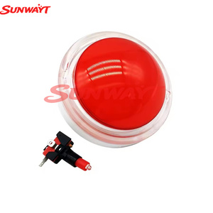 Bouton poussoir d'arcade transparent rond de 100 mm avec LED et micro-interrupteur 12V, interrupteurs momentanés lumineux - Product Image 3
