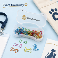 Collection de trombones multicolores à l'effigie d'animaux mignons avec emballage personnalisé pour les cadeaux promotionnels de détail