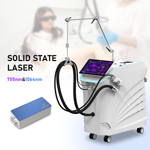 Máquina de depilación láser Alejandrita Gentle Max <span class=keywords><strong>Pro</strong></span> Depilación de pulso largo Estética Suave Alejandrita y ND Yag - Product Image 3