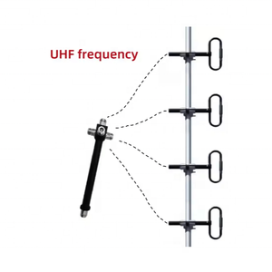 Antena Yagi Dipolo UHF Plegada de Alta Ganancia 400-470MHz con Cable N-Macho para Estación Base - Product Image 5