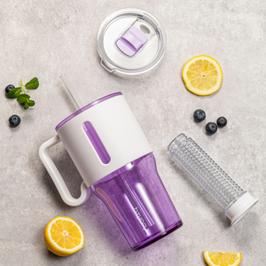 Wholesale 35Oz Amethyst Reusable <b>Plastic</b> Tumbler High Quality Coffee <b>Drinkware</b> - Product Image 5