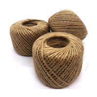 Cordon en jute torsadé 3 plis de haute qualité, 250g, 165m, 100% jute recyclée, écologique, antibactérien, 2mm-16mm, pour couture à la main