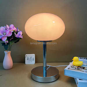 Lámpara de Mesa de Cristal Creativa, Estilo <span class=keywords><strong>Dulce</strong></span> Rosa, Lámpara de Noche para Dormitorio, Lámpara Decorativa para Sala de Estar - Product Image 6