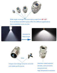 Đầu phun hình nón Fulljet bằng thép không gỉ BB 1/4 1/8 - Product Image 6