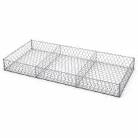 Gabion 3x1x0.3m galvanisé à chaud 60x80mm 2.0-2.5mm à double torsion perméable pour la protection des rivages et contre l'érosion par les inondations