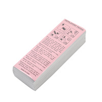 Meilleures ventes : Bandes de cire rectangulaires en textile pour épilation du visage, type Veet, en mousseline, pour l'épilation, outils pour les ongles