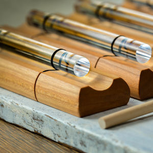 Campana di cristallo di successo che canta strumento di guarigione del suono fatto a mano ciotola di canto in titanio quarzo campana di meditazione - Product Image 2