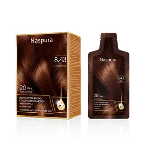 2021 beste Verkauf Natürliche Nicht Allergische Großhandel schnell waschen Haar Farbstoff Shampoo Farbe Creme Henna 10ml 15ml Private label