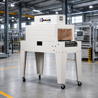 Machine d'emballage sous film rétractable pour boîtes cadeaux et vaisselle, tunnel de scellage plastique pour films POF, PVC, PE