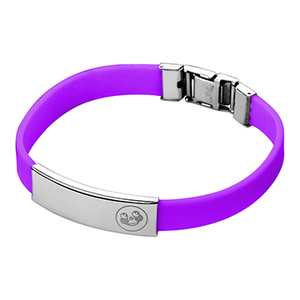 Bracelets en caoutchouc personnalisés en gros, bracelets en silicone lumineux longue durée - Product Image 3