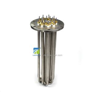 Laiyuan 6kw 9kw 12kw 18kw 24kw Bride industrielle en acier inoxydable Elément chauffant à l'huile électrique Chaudière <span class=keywords><strong>Chauffe</strong></span>-<span class=keywords><strong>eau</strong></span> à immersion - Product Image 3