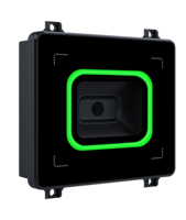 Thinmoo IP65 48V POE Mini Lector de Tarjetas RFID con Código QR Integrado, Sistema de Control de Acceso con Cable Ethernet, Chip de 1.5G, Almacenamiento de 128MB, Unidireccional