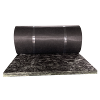 Laine de verre ignifuge ASTM E84 pour systèmes CVC, isolation de conduits, densité 32 kg/m³, épaisseur 30 mm, avec voile de verre noir, pour le marché israélien