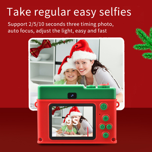 Appareil photo pour enfants édition Noël 96MP HD Photo 1080P Vidéo Écran IPS 2,0 pouces Charge USB Appareil photo jouet pour enfants - Product Image 4