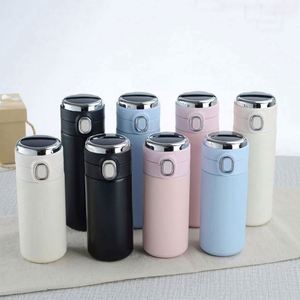 Bouteille isotherme personnalisée en gros de 400 ml, tasse thermos en acier inoxydable isolée, flacon sous vide pour thé et café avec filtre - Product Image 3