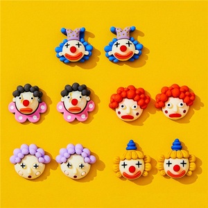 Drôle Clown Cartoon Monster Company Résine Accessoires Ludique Diy Crème Gel Téléphone Cas Cheveux Clipwater Coupe Trou Chaussures Matériel - Product Image 2