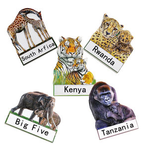 Logo personnalisé résine impression 3d hakuna matata <span class=keywords><strong>afrique</strong></span> <span class=keywords><strong>voyage</strong></span> cadeau <span class=keywords><strong>tanzanie</strong></span> kenya souvenir aimant de réfrigérateur - Product Image 4