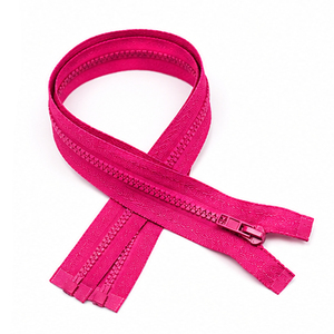 Fermeture éclair en plastique personnalisée pour vêtements, sacs et vestes, accessoires vestimentaires, plusieurs tailles et couleurs, fermeture éclair en plastique - Product Image 1