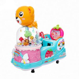 Wholesale Coin Operated Kiddie Rides Game <b>Machine</b> Cartoon Bear Swing Game <b>Machine</b> - Product Image 1