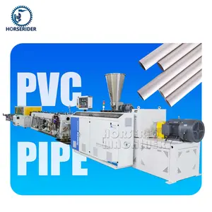 Máquina de fabricación de tubos de plástico de 110-315mm de diámetro HorseRider personalizada maquinaria de extrusión de tubos de PVC/UPVC/CPVC/PVC para la venta