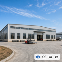 Structure en acier à ossature rigide préfabriquée pour entrepôt, centre d'inventaire ventilé, clé en main