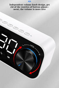 NOUVEAU Réveil avec haut-parleur Bluetooth, affichage numérique LED, lecteur de musique sans fil, horloge de table, cadeau promotionnel, réveil avec haut-parleur Bluetooth - Product Image 5