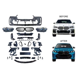 Mayorista de Kits de Carrocería Completa MT Sport para <span class=keywords><strong>BMW</strong></span> <span class=keywords><strong>X6</strong></span> G06 2020-2022, Actualización a G06 LCI 2024 |   Parachoques Delantero y Trasero de Repuesto (Modelo Antiguo a Nuevo) - Product Image 1