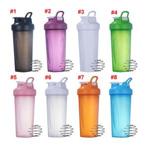 Custom Logo Protein <b>Shaker</b> <b>Bottle</b> BPA Free Plastic Gym Fitness Sports Water Cup with Mixing Whisk Ball for Promotion - Product Image 4