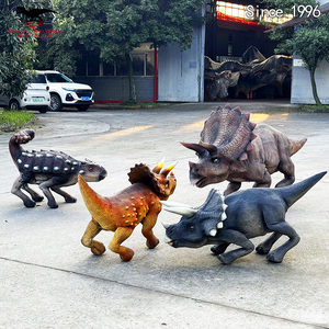 Dinosaure interactif Hualong Dinosaur HL-D en silicone et caoutchouc, intelligent et programmable, qui marche, saute et danse pour les aires de jeux publiques - Product Image 2