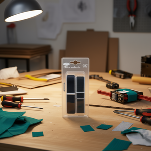 Nastro Adesivo in Velcro Ilan 2.5x70 Cm Strisce con Gancio e Anello per Riparazioni Fai-da-Te - Product Image 2