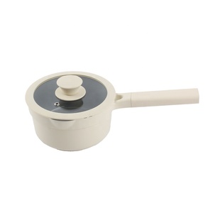 Modern Classic Aluminum Nonstick Sauce <b>Pan</b> with Glass Lid Ceramic Stainless Steel Home Cooking Cookware Set - Product Image 4