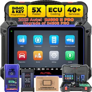 Autel im608 II Xe Kiểm tra điều chỉnh phụ kiện autocom máy cầm tay vcds công cụ chẩn đoán Máy quét để tự động kiểm tra