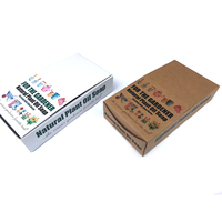 Boîte de présentation graphique en carton gaufré à façade inclinée, personnalisée pour produits cosmétiques, directement de l'usine