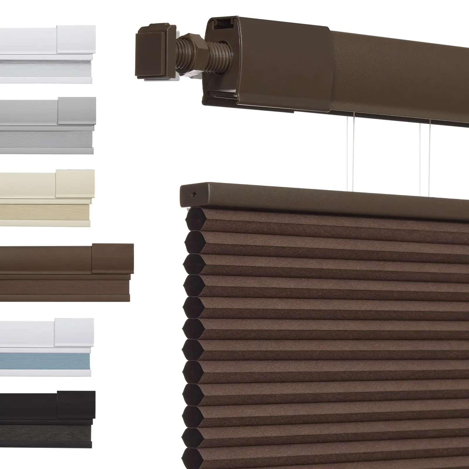 26mm No Drill Persilux 100% Blackout Window Shades Honeycomb Blinds  Perfect Fit Blinds Honeycomb