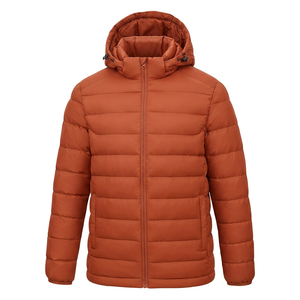 Chaqueta Acolchada Unisex Vintage de Mezclilla con Bordado, Resistente al Agua, con <span class=keywords><strong>Capucha</strong></span> Desmontable, Ligera y Aislada para Invierno 4 - Product Image 1